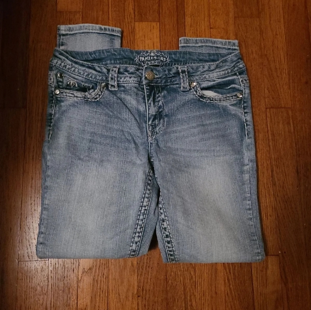 Size 12 skinny jeans paisley sky